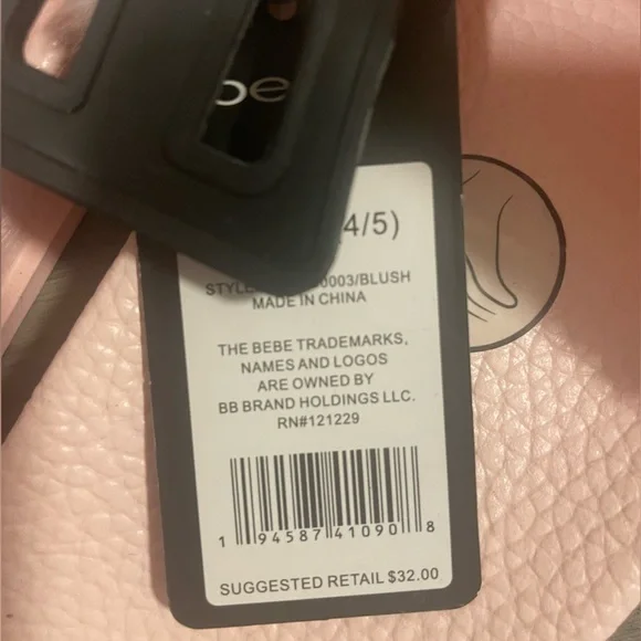 Bebe sandals size 4/5 new - Picture 4 of 4